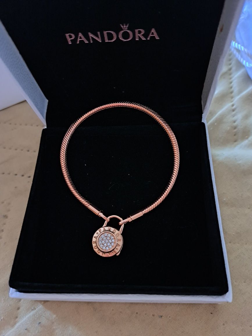 Пандора shine rose gold