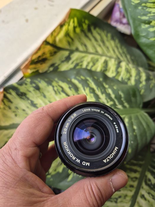 Obiectiv Minolta md w rokkor 28mm f2,8