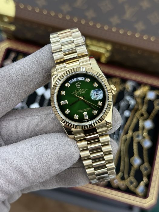 Rolex Day-Date 36mm Green Dial