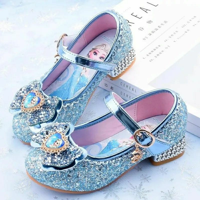 Pantofi eleganti cu Frozen pentru fetite
