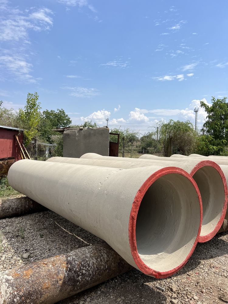 Vand tuburi de beton armat PRECOMPRIMATE dubla armatura