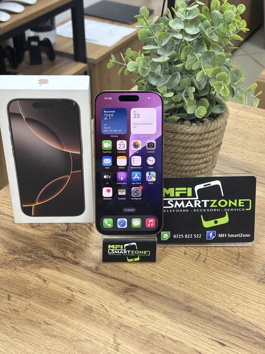 Iphone 16 Pro - Capacitate 256 gb - Sanatate baterie 91% - Garantie