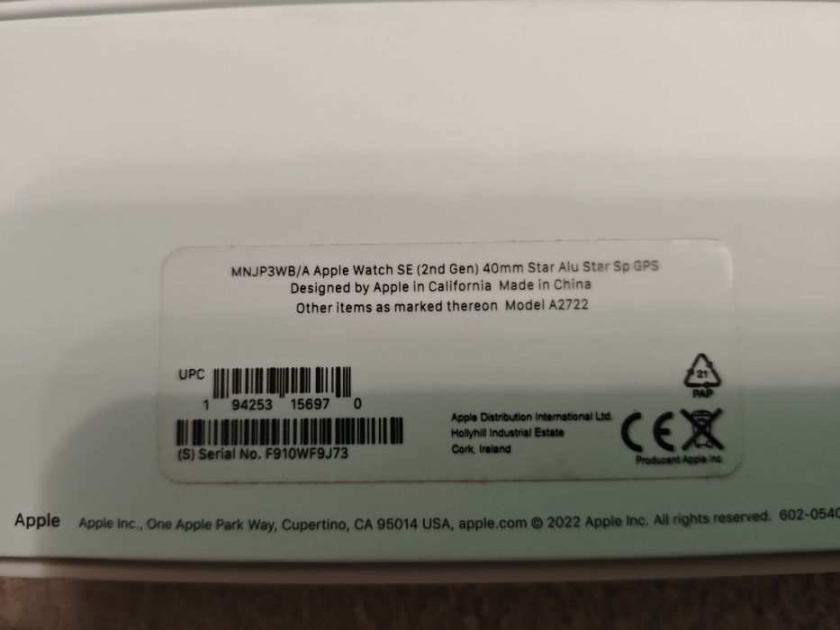 Apple watch SE 1 40mm