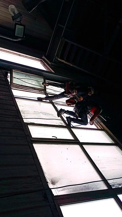 Высотники, Альпинисты, ремонт фасада, утепление фасада, мойка фасада