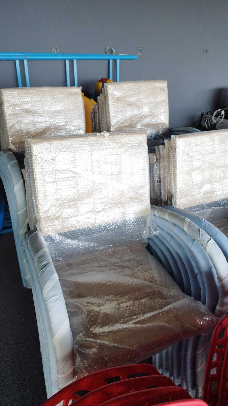 Стол с подлакътник 56x60x88см PLASTIC WOOD NATURAL - (611) - Horecano