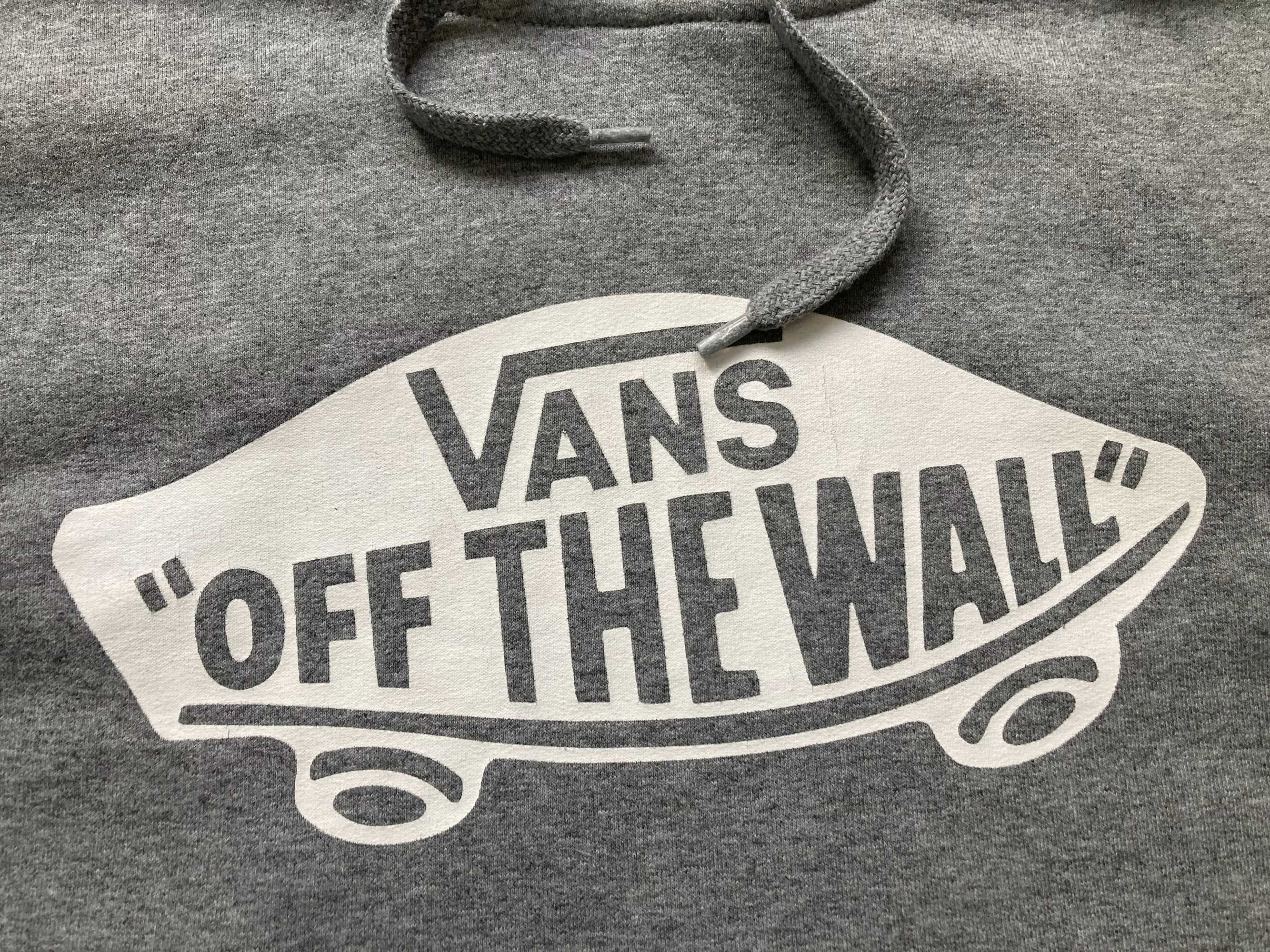 Vans Off The Wall Skateboarding мъжки сив суитчър суичър размер XS