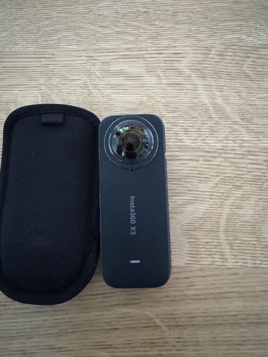 Camera video sport Insta360 X3 5.7K, 360°, Negru