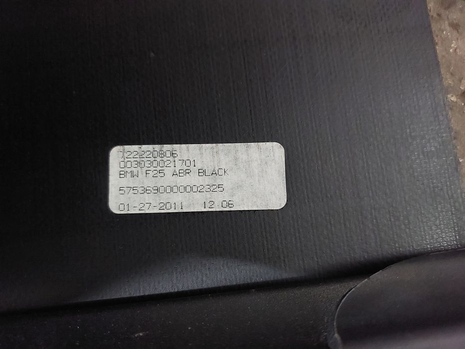 Rulou portbagaj BMW X3 F25 Cod 7222208 fara plasă