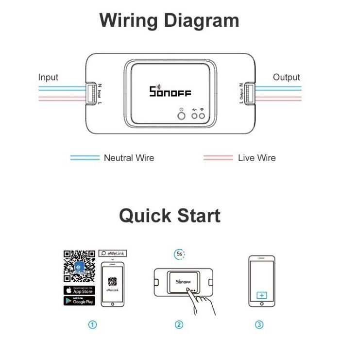 Ново sonoff – basic r3 - wifi diy – интернет ключ/прекъсвач basicr3