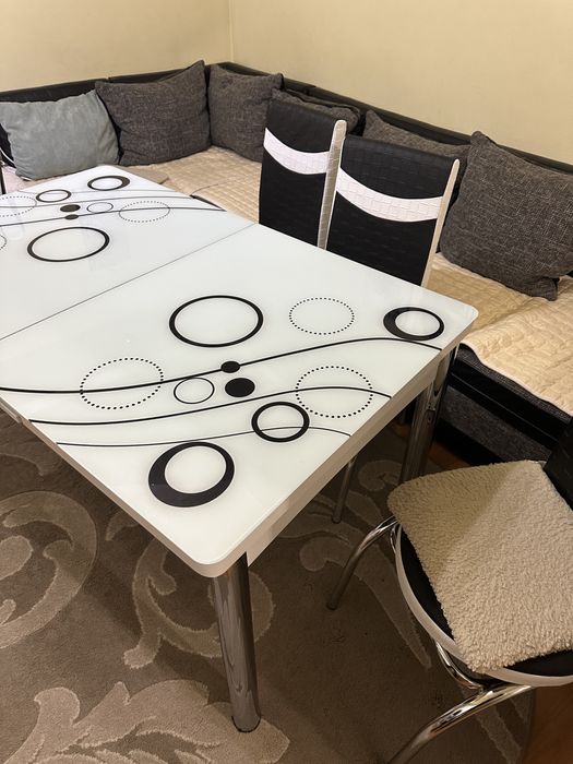 Masa bucatarie dining 6 scaune