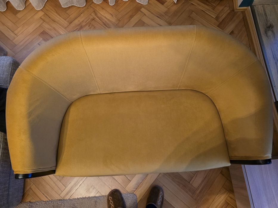 Banca/canapea 2 locuri mustar