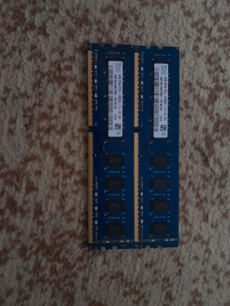 8 гб ddr3 2x4 в хорошем состоянии