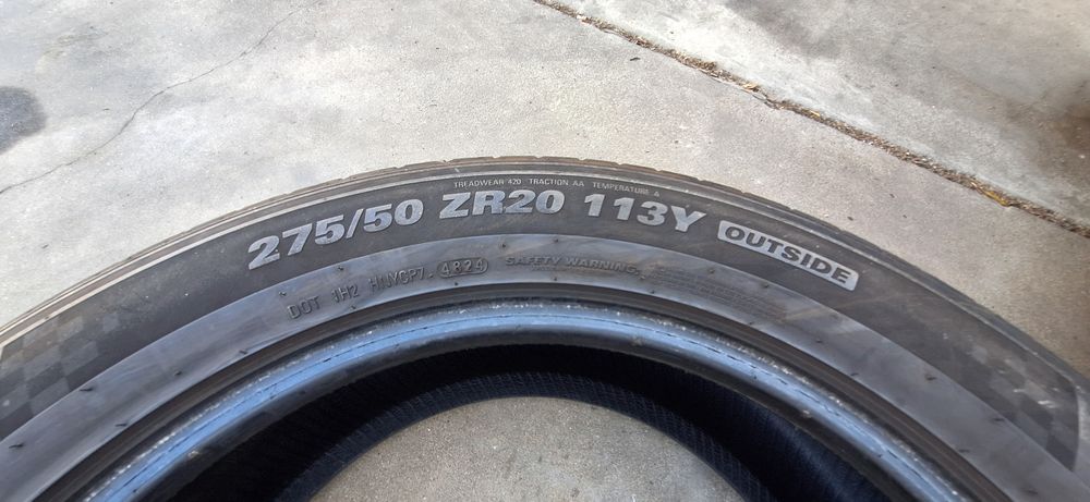 275 50 20 KUMHO Ecsta P71 DOT 48/24 летни
