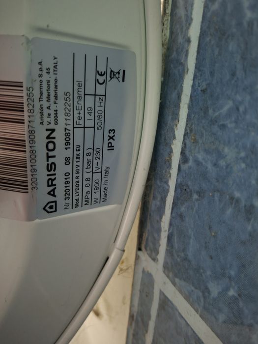 Boiler electric  Ariston 50 l