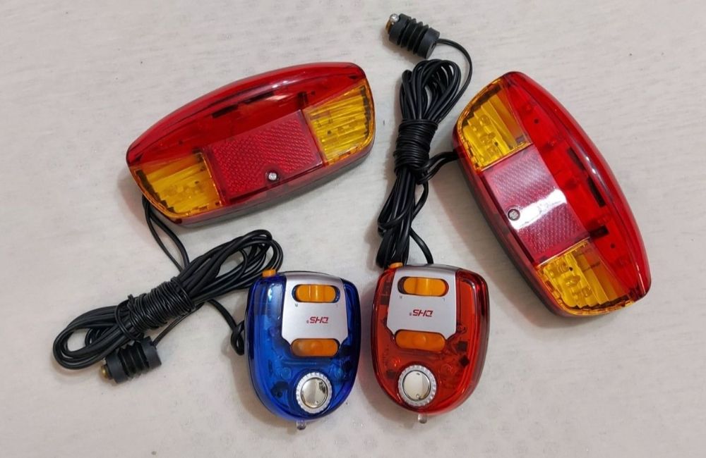 Semnalizare sport și alarma bicicleta, sonerie si poziții pe led, Noi