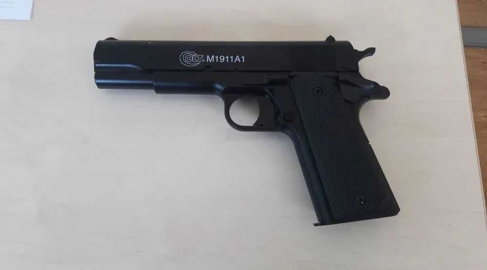 Pistol Airsoft SPRING/ARC PUTERE MARE=>Colt M1911 Slide METAL