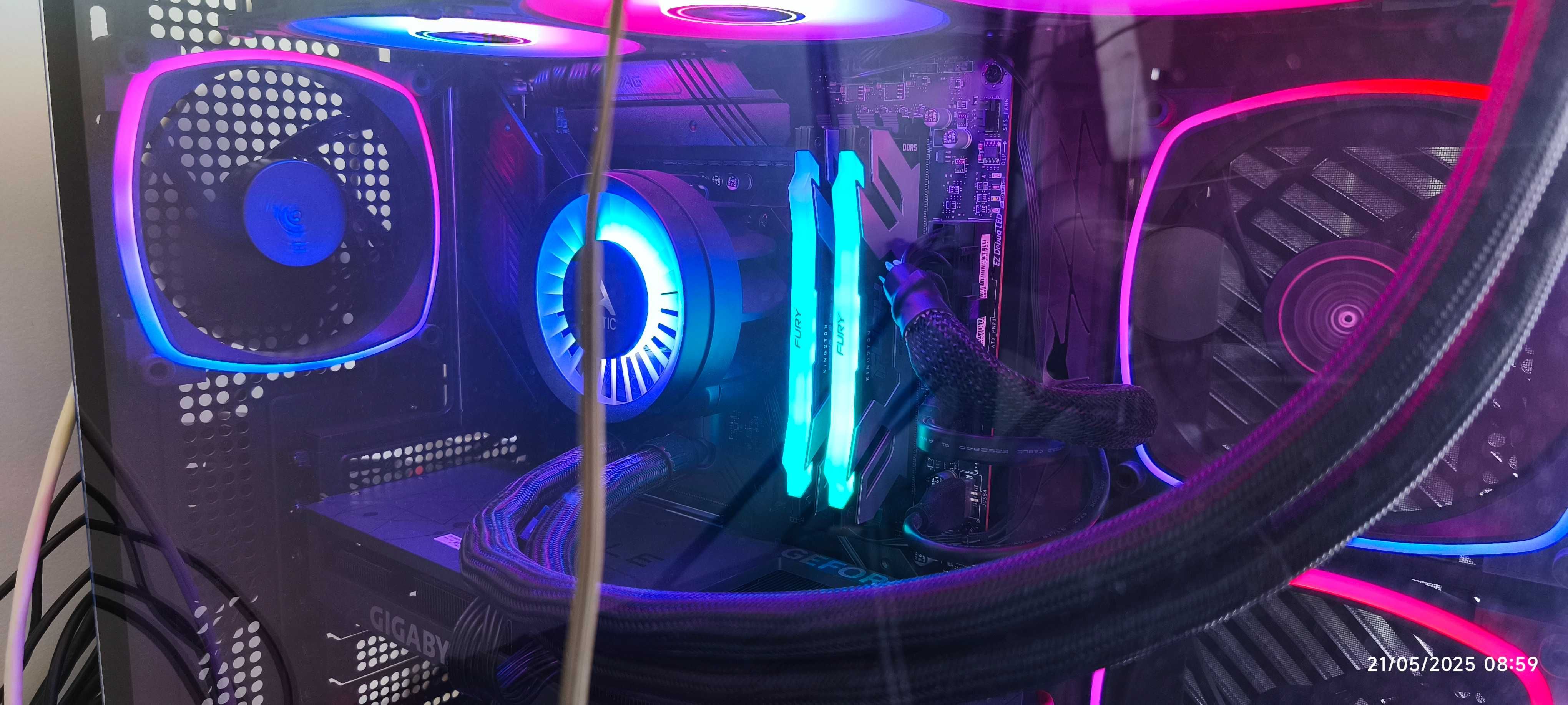 Рам памет Kingston Fury Renegade SIVLER RGB 2x16GB 32GB 6000MHZ DDR5