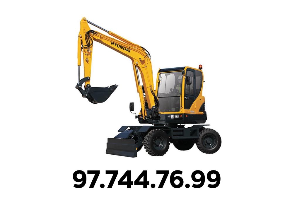 Услуги мини экскаватора хундай -55W