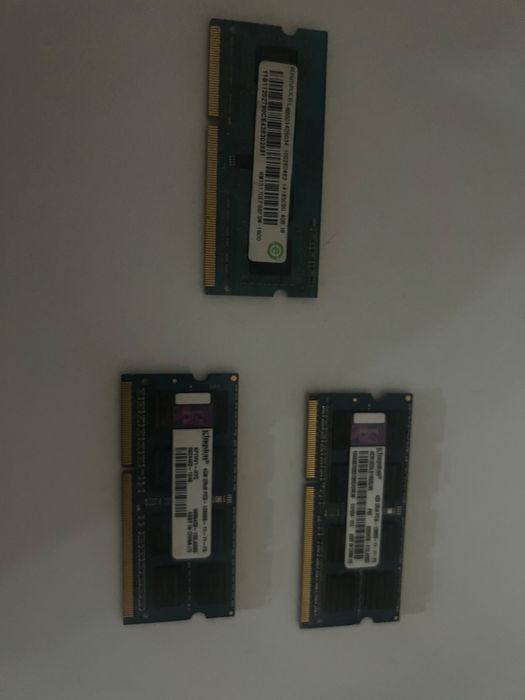 ноутбучные озу 4гб ddr3