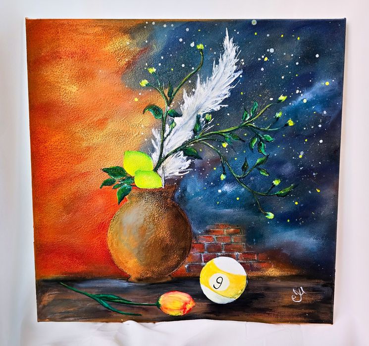 Авторска картина, уникат ,,Форма без звук"'