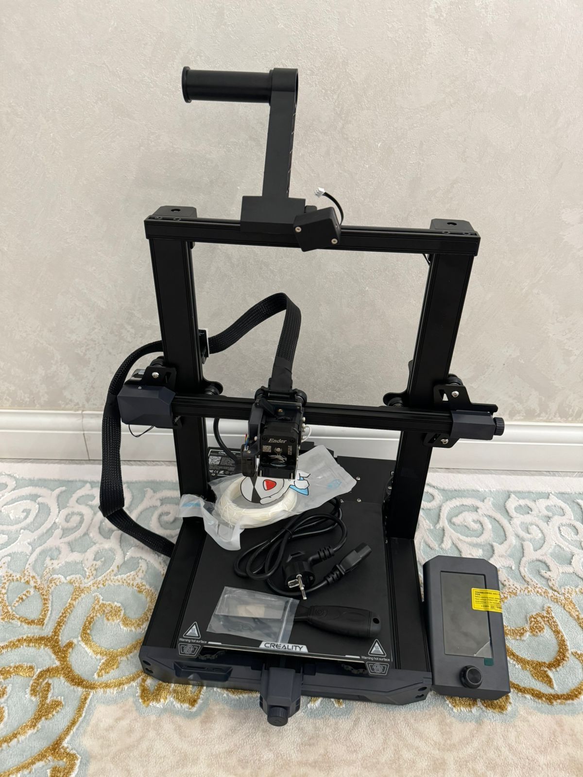 3д принтер ender 3s1, было куплено за 200.000тг, не использовалась,