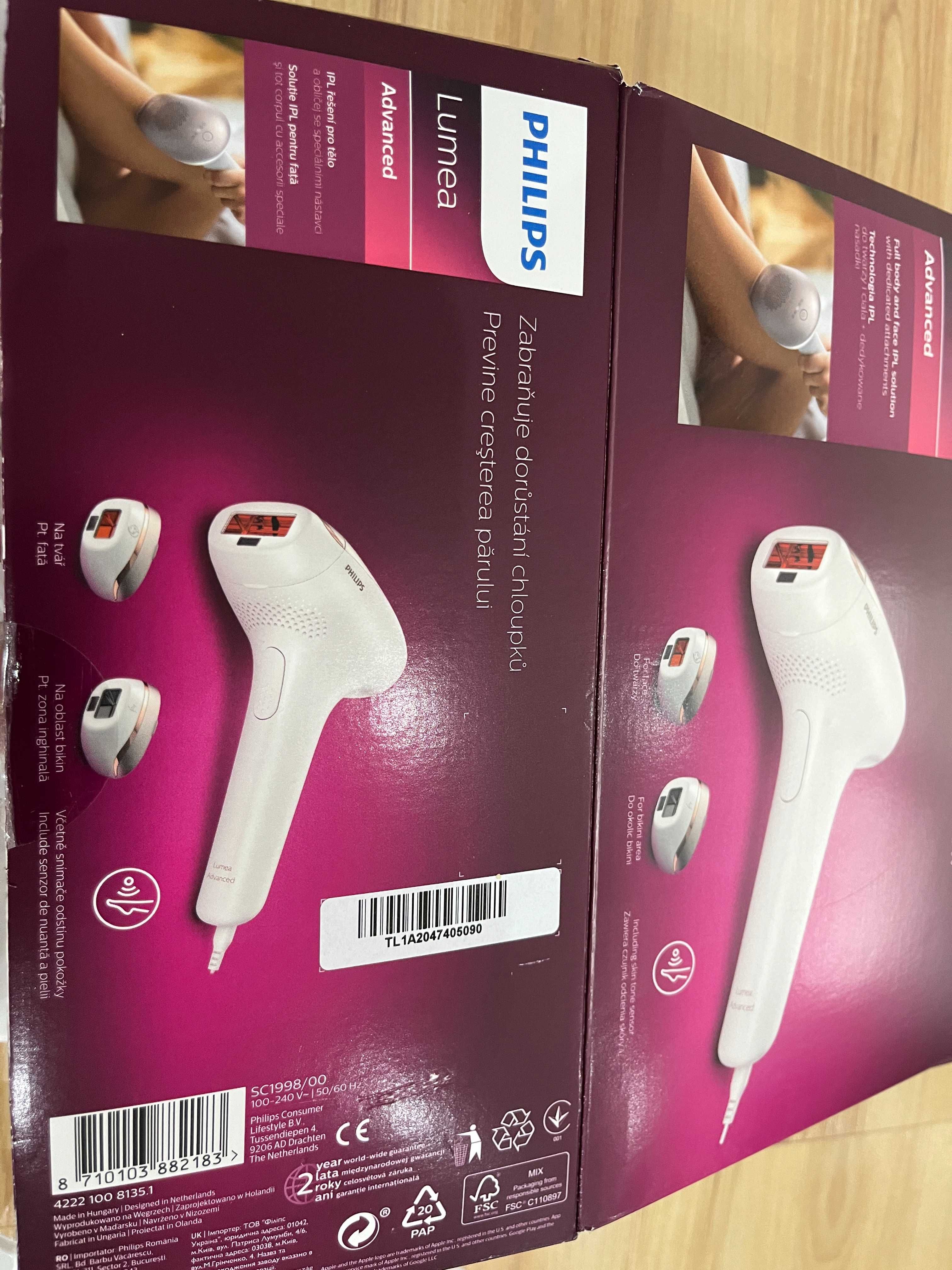 Vând Epilator IPL Philips Lumea SC1998/00, în stare foarte bună