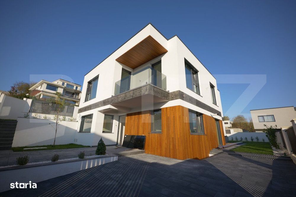 Vila de lux cu sistem Smart Home, 4 dormitoare si sala de sport