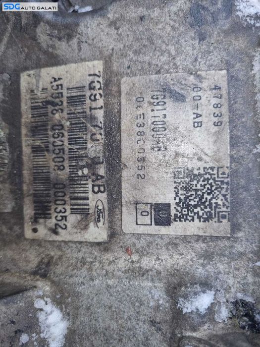 Cutie Viteze Automata Powershift Ford Mondeo 4 2.0 TDCI 2007 - 2015 Cod AWF21 7G91-7000-AB TF-81SC TF81SC [B3031]