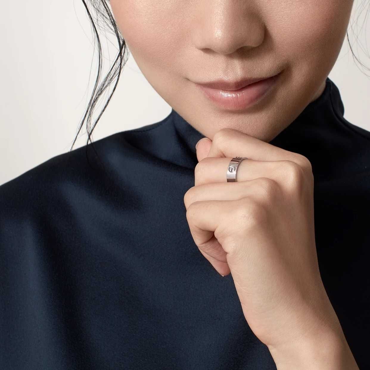 CARTIER Love White Gold Classic Model Пръстен