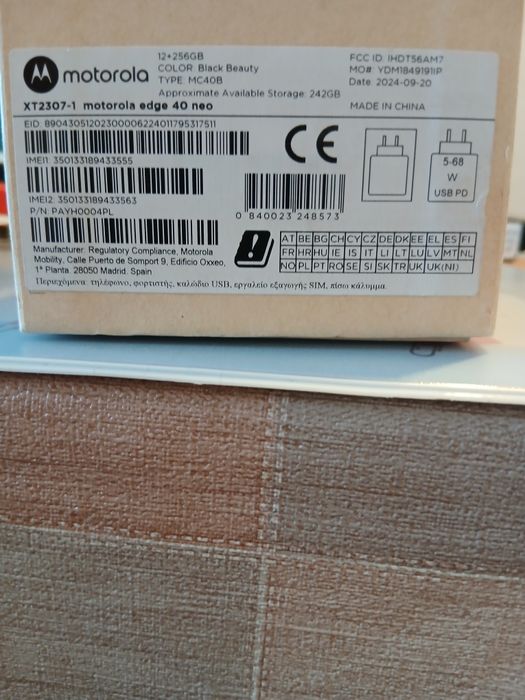 Motorola edgi40neo