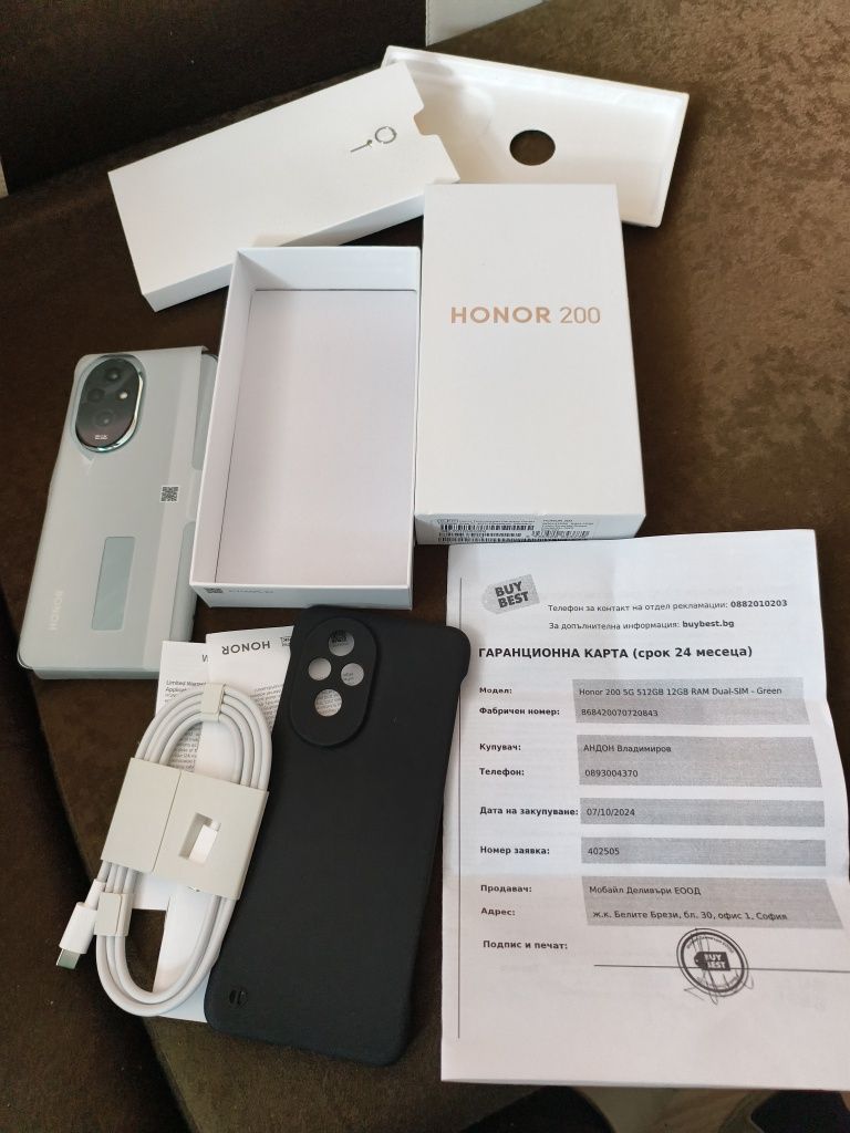 Honor 200  12/512Gb като нов с гаранция