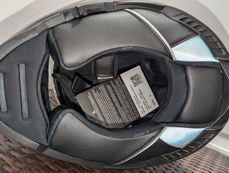 Casca moto LS2 Storm II, marime S si M + pinlock, cu ochelari de soare