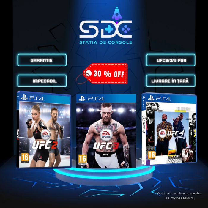 UFC 2/4 Playstation 4 (PS4) Statia De Console
