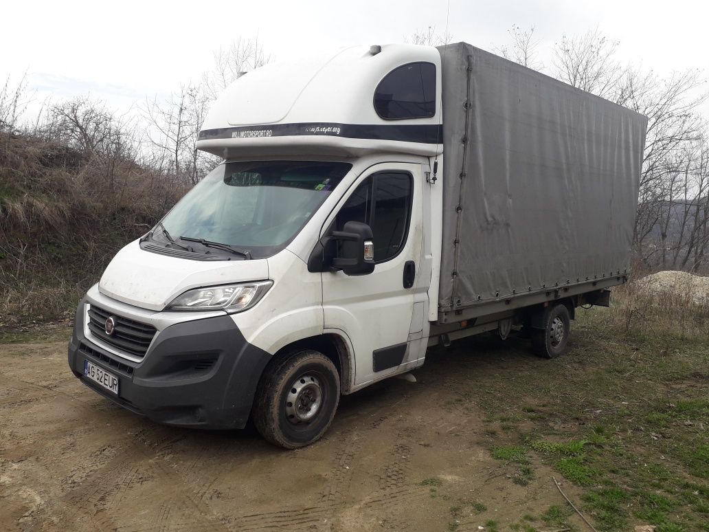 Fiat Ducato, 2.3 Euro 5  An 2017 Prelata+ Dormitor  Jumper, Boxer