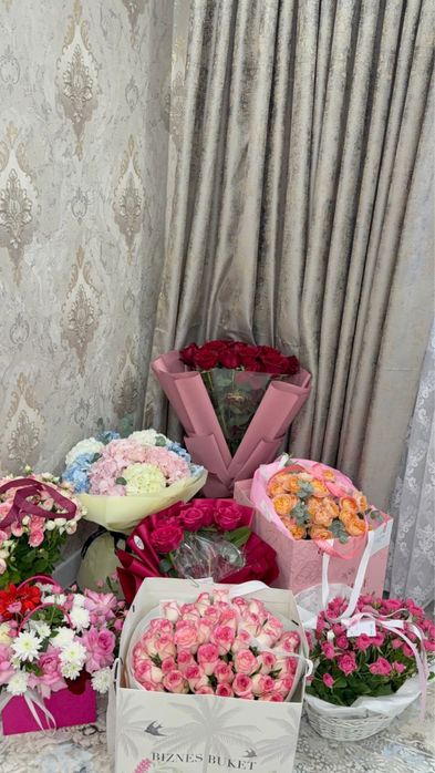 Цветы сегодня пришли на др