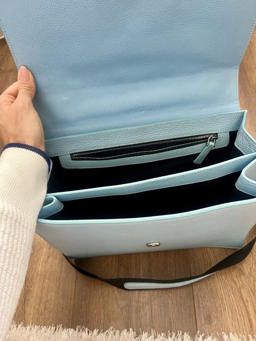 Кожена дамска чанта Marc Cain