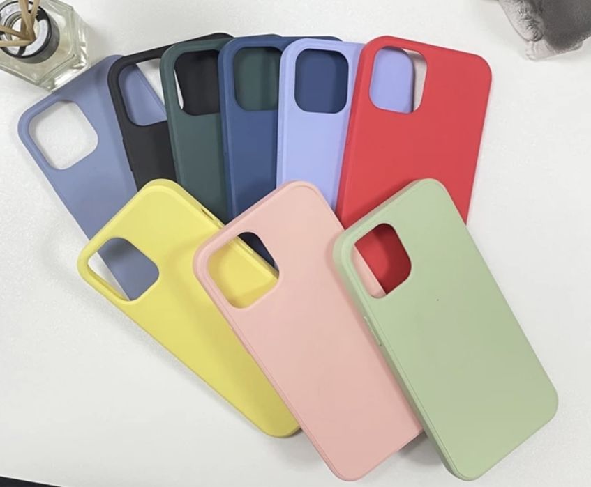 Husa Antisoc cu microfibra pt. iPhone 13, 13 Mini, 13 Pro, 13 Pro Max