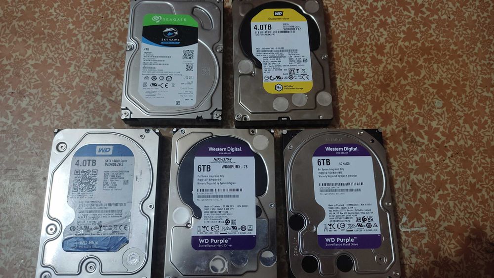 4 TB, 6 TB - платы для HDD дисков = WD и Seagate