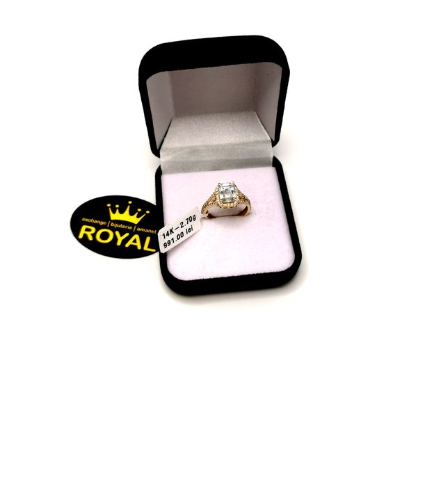 Bijuteria Royal inel din aur 14k 2.70 gr