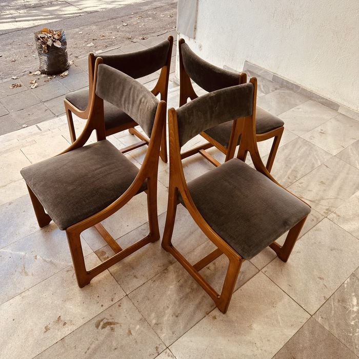 Италиански дизайнерски столове, Mid-Century Modern (4 бр.)