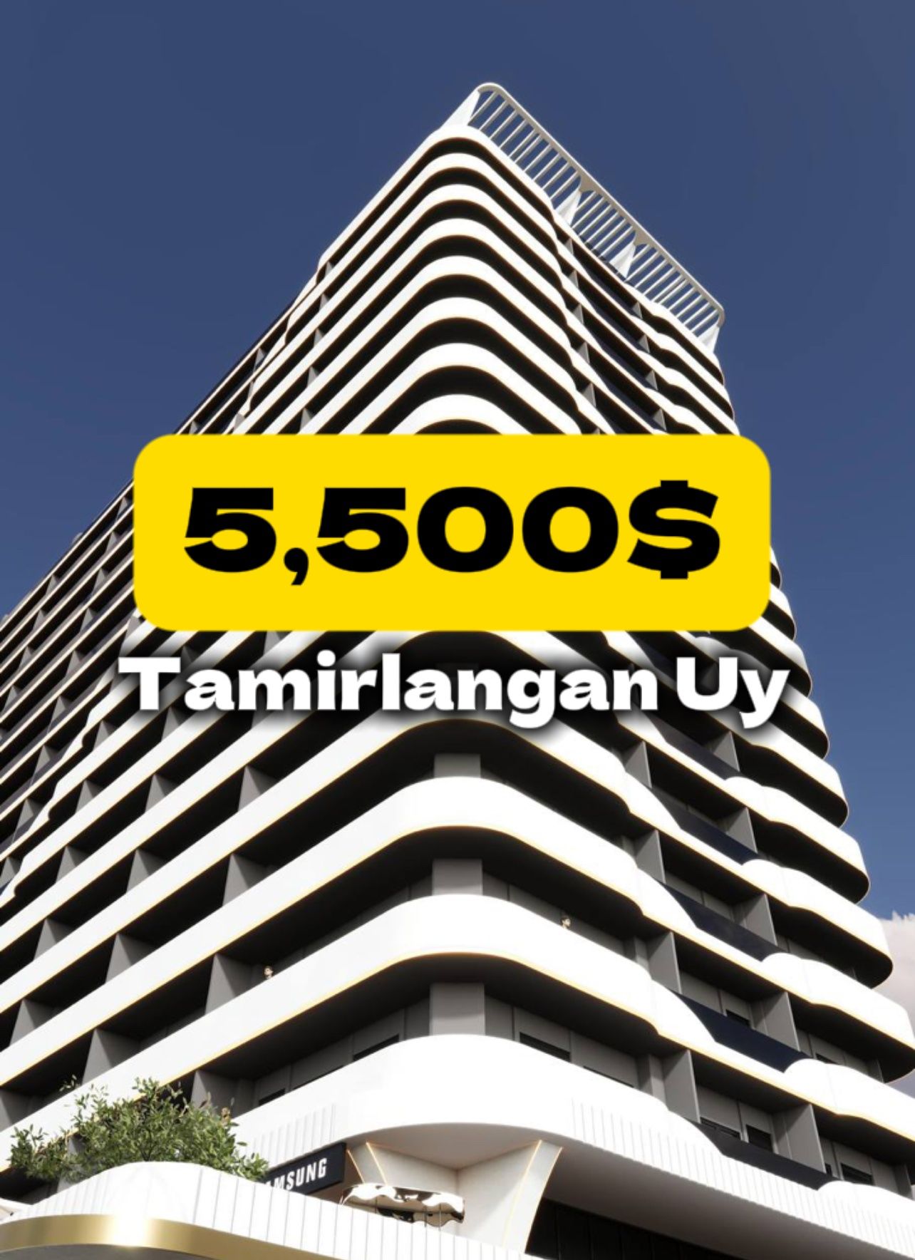 Toshkent vil.Yangiyol shaharida tamirlangan honadon egasiga aylan