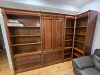 Vand biblioteca modulara si canapea, stare exceptionala, NOI