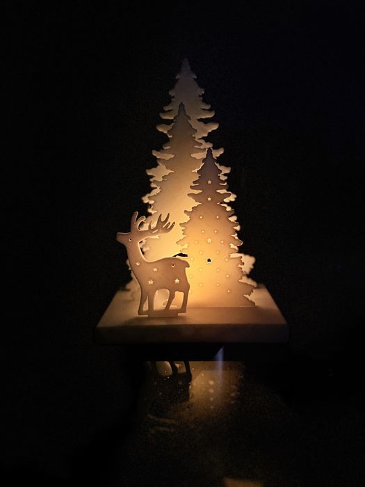 Decoratiune de Craciun - Suport lumanare LED