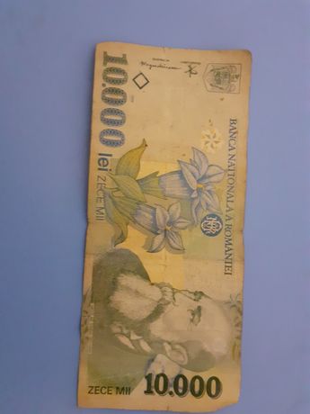 Bancnota de 10000 de lei Nicolae Iorga 1999