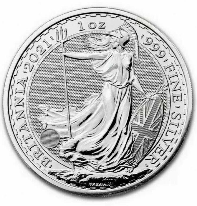 5 monede de argint Britannia – 1 oz fiecare – Argint 999 – Circulate