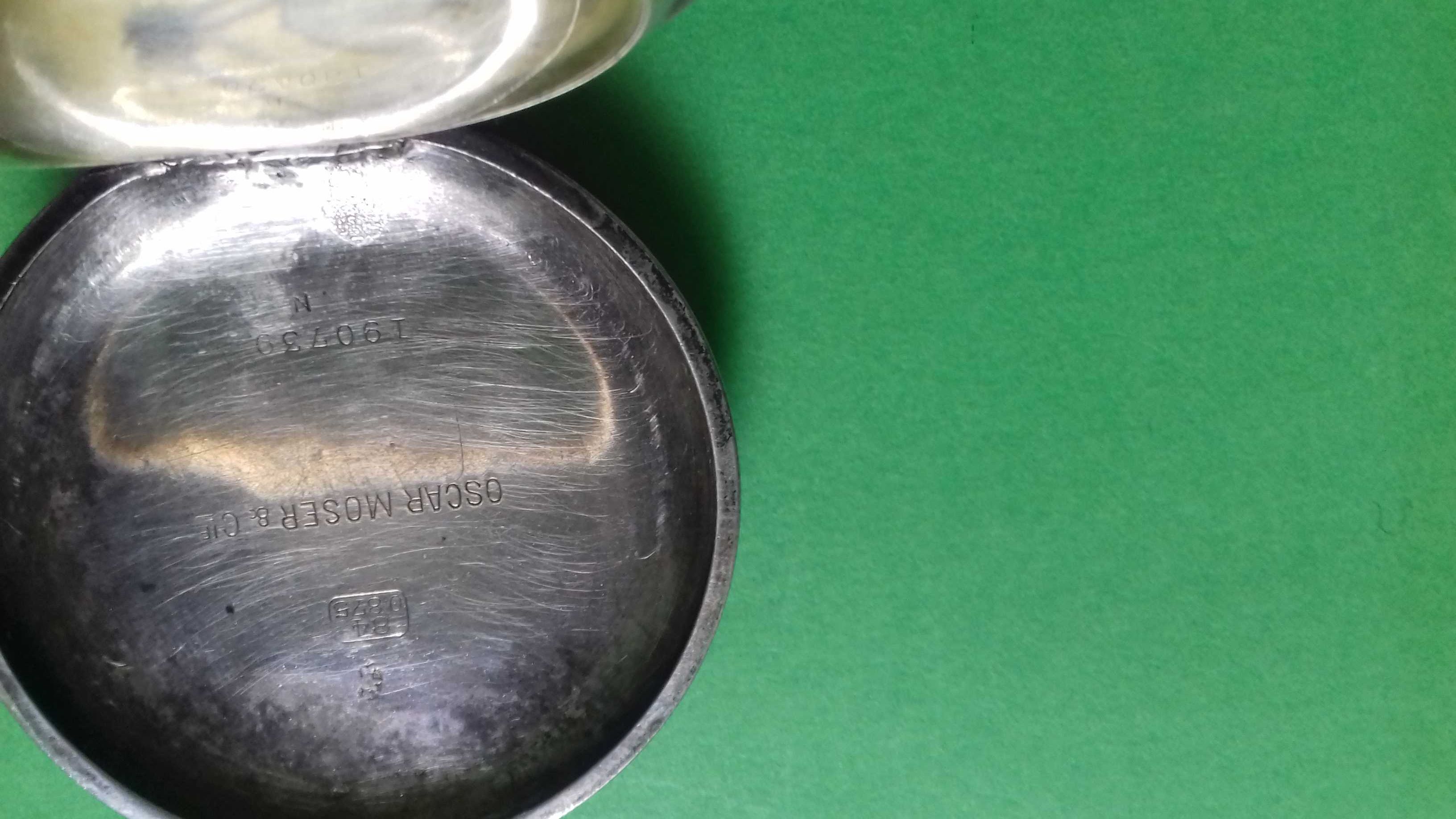 Ceas de buzunar Argint Oscar Moser  argint  875 marca rusia 84
