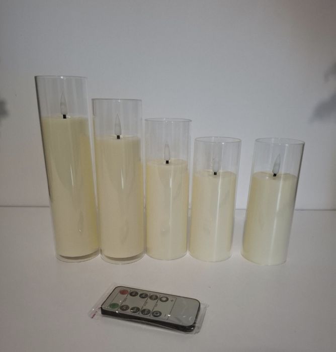 Lumanari decorative cu telecomanda