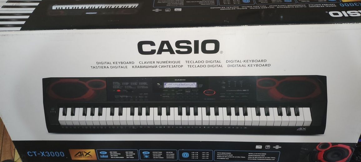 Casio CT-X 3000 отличный многофункциональный синтезатор. Флешку читает