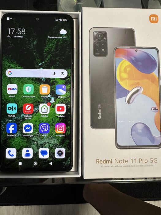 Xiaomi redmi note 11 pro 5g 6 gb ram 128 gb