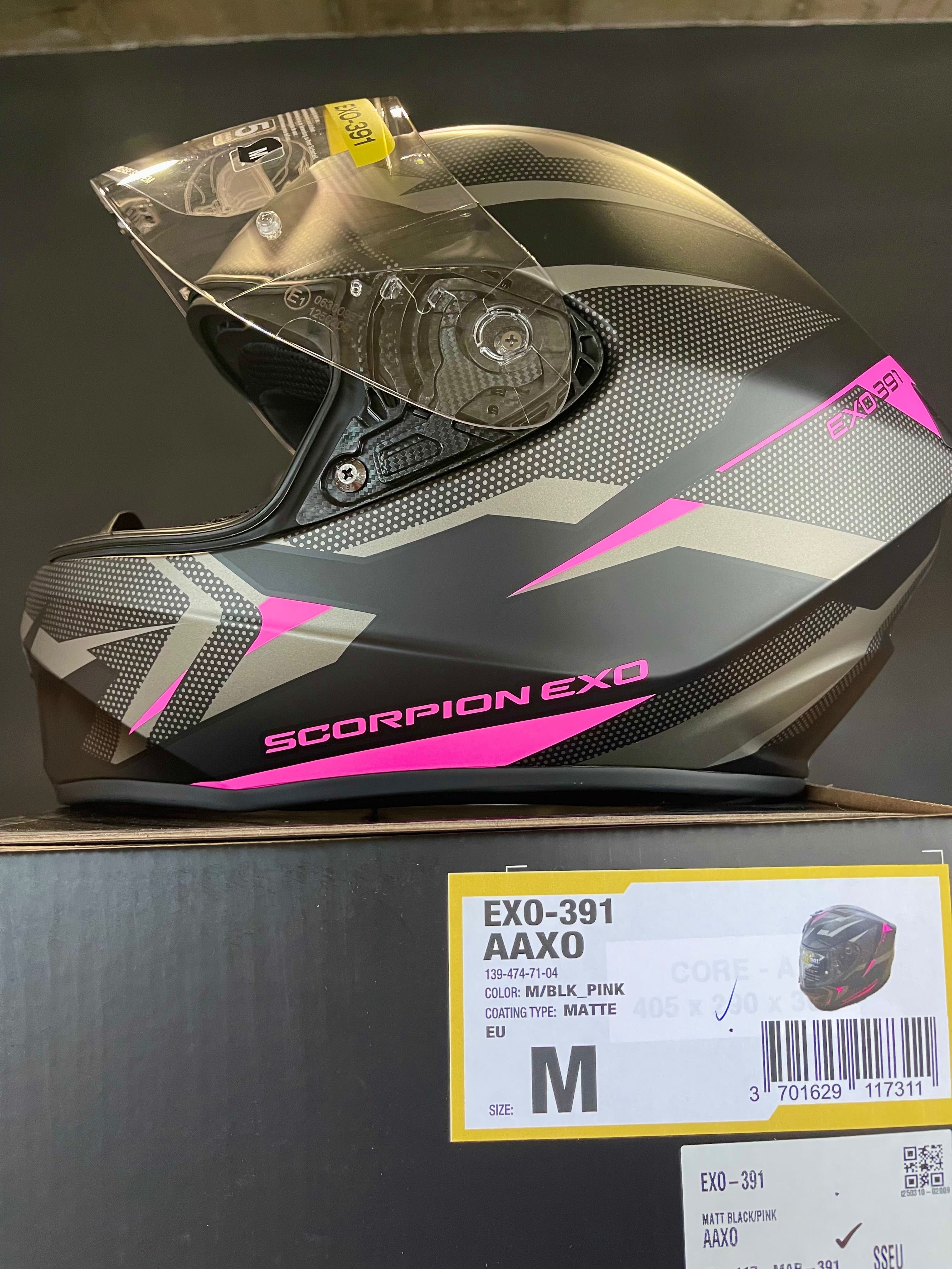 Casca moto Scorpion Exo-391 roz 2025